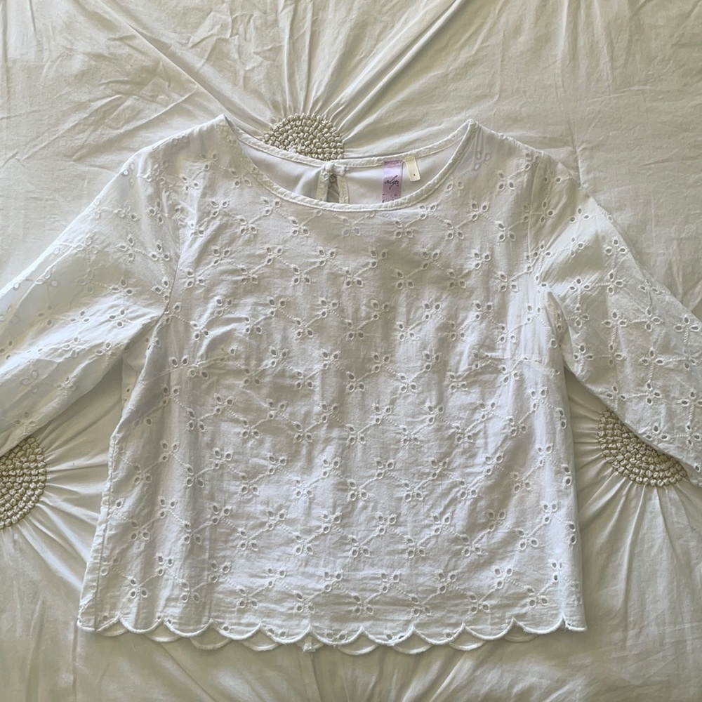 White Crop Top